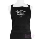 mr & mr apron set