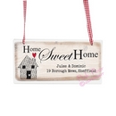 home sweet home wooden sign