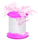 7mm organza ribbon - white