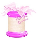7mm organza ribbon - cream
