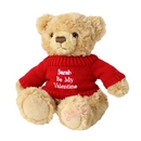 teddy bear in red jumper