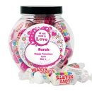 love heart sweet jar