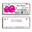 snuggle monster chocolate bar