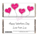 heart balloon chocolate bar