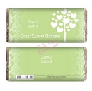 love grows chocolate bar - green