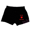be my valentine novelty boxer shorts