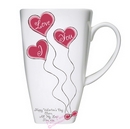 heart heart balloons tall latte mug