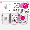 monster heart mug