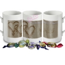 sand heart windsor mug