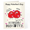 snuggle monster card