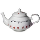 hearts teapot