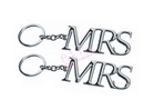 mrs & mrs keyring set