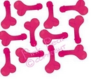 willie shape confetti - pink