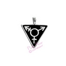 transgender pewter pendant