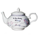 Floral Bird Tea Pot