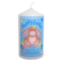 Happy Easter Bunny Candle