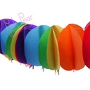 garland - rainbow balloons