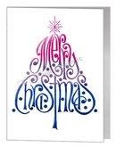 bisexual merry christmas wording tree card