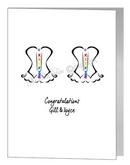 rainbow basque card