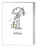 male nurse get well soon card