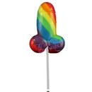 rainbow willy lollipop
