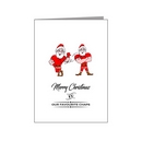 muscly gay santas card