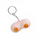 squeezy boobs keyring