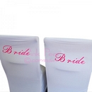 bride chair covers (set of 2)