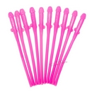 hot pink willy straws (10)