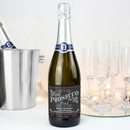 personalised 'prosecco o'clock' bottle of prosecco - Christmas