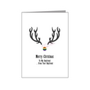 reindeer antlers with rainbow nose - pride xmas