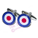 mod / RAF target cufflinks