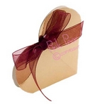 heart box - shiny gold