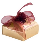 curvy wurvy box - shiny gold
