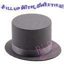 top hat box - grey