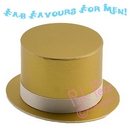 top hat box - gold