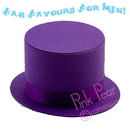 top hat box - purple