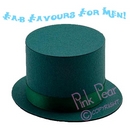 top hat box - forest green