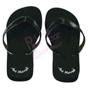 flip flops - black