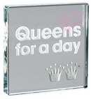 glass plaque - queens