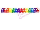 garland - rainbow dogs