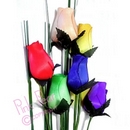 rainbow flowers centrepiece