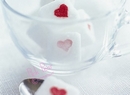 heart sugar cubes